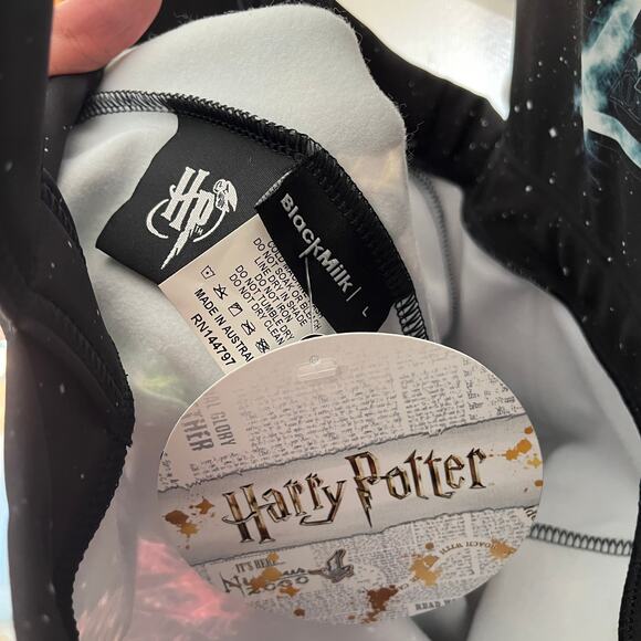 BlackMilk Harry Potter Overalls Jumpsuit Hogwarts Life Line Size Large L - Picture 9 of 10